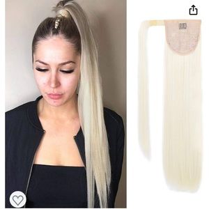 SEIKEA Wrap Around Ponytail Straight Hair Extension Clip
